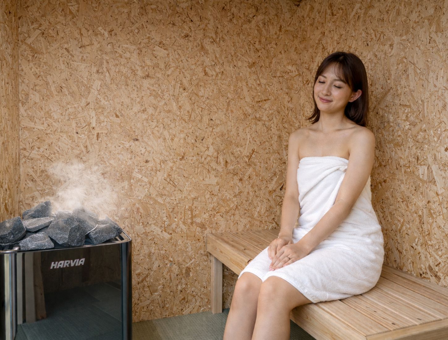 サウナ内装 リラックス